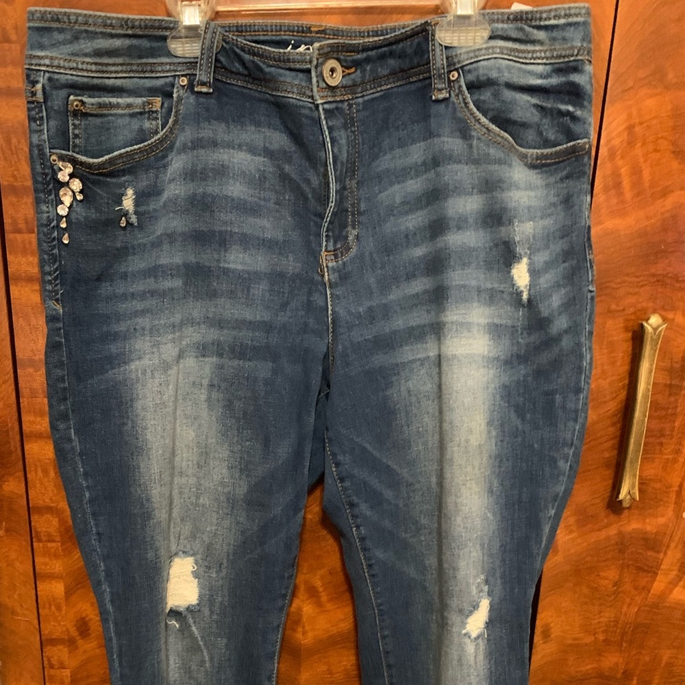 Inc international concepts embellished jeans size 16